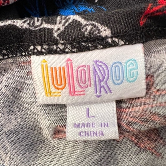 LuLaRoe Patriotic Julia Dress Size Large - Picture 4 of 9